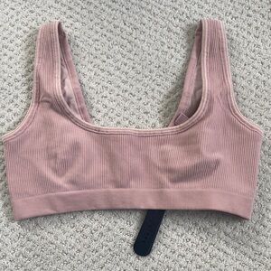 NWT Nike Skims Ribbed Micro Scoop Neck Bralette, size M